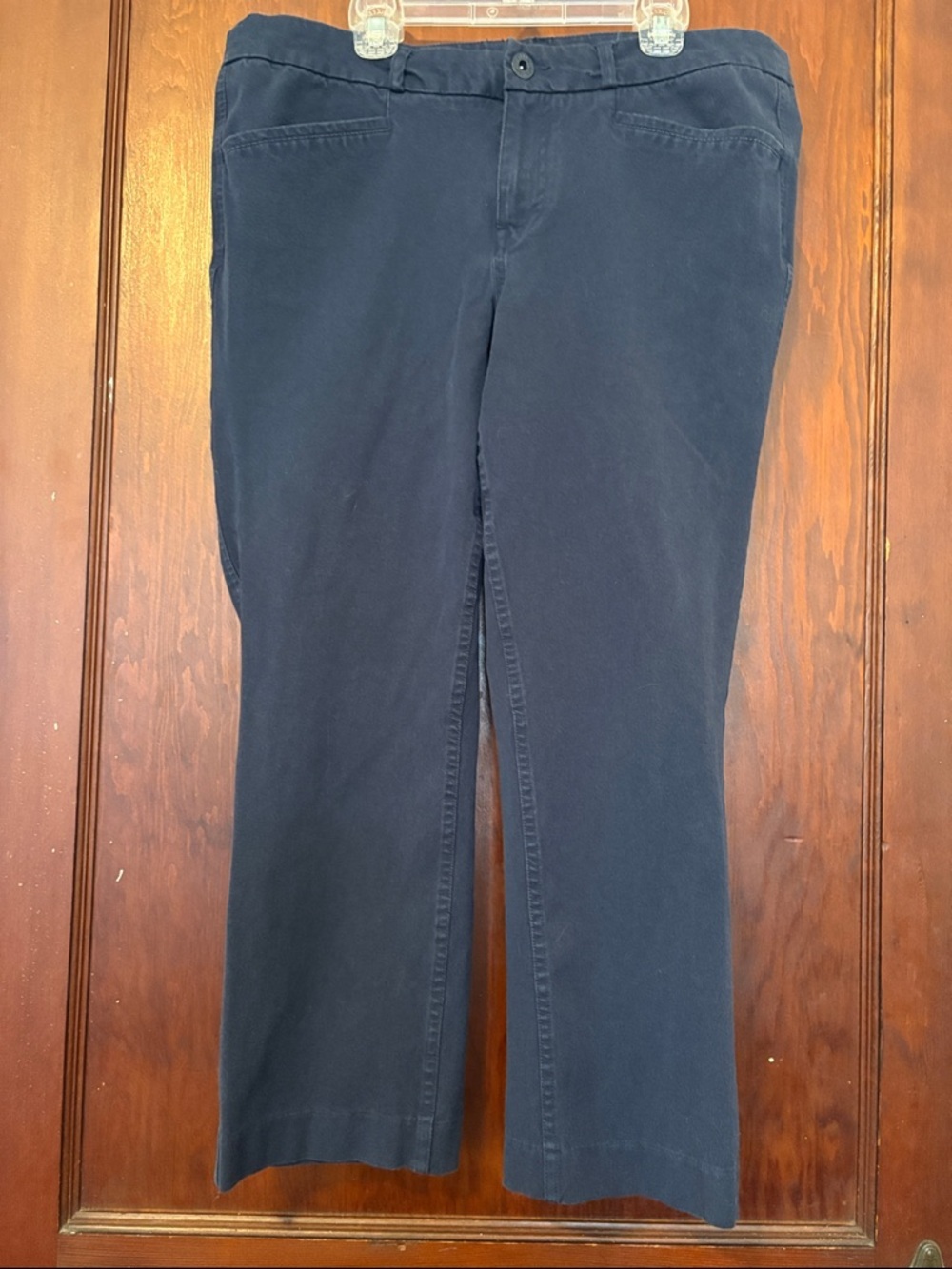 THREE PAIR Banana Republic Women's Stretch Straight-Leg Chinos - Picture 9 of 14